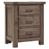 161-227 Vaughan Bassett Furniture Chestnut Creek - Pewter Bedroom Furniture Nightstand