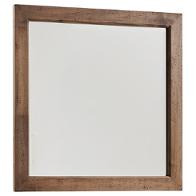 162-446 Vaughan Bassett Furniture Chestnut Creek-fawn Bedroom Furniture Mirror