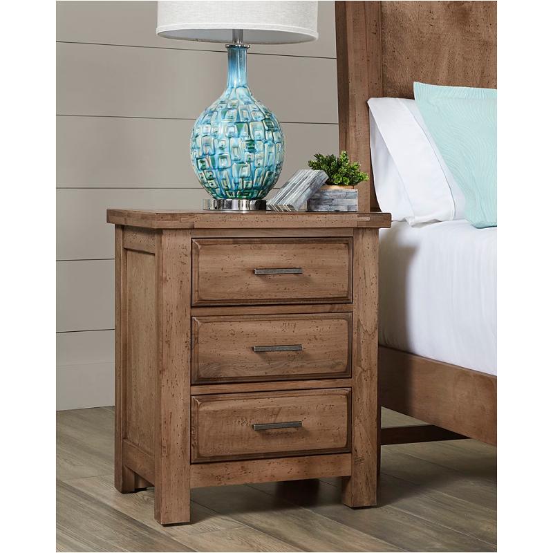 162-227 Vaughan Bassett Furniture Chestnut Creek-fawn Bedroom Furniture Nightstand