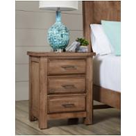 162-227 Vaughan Bassett Furniture Chestnut Creek-fawn Bedroom Furniture Nightstand