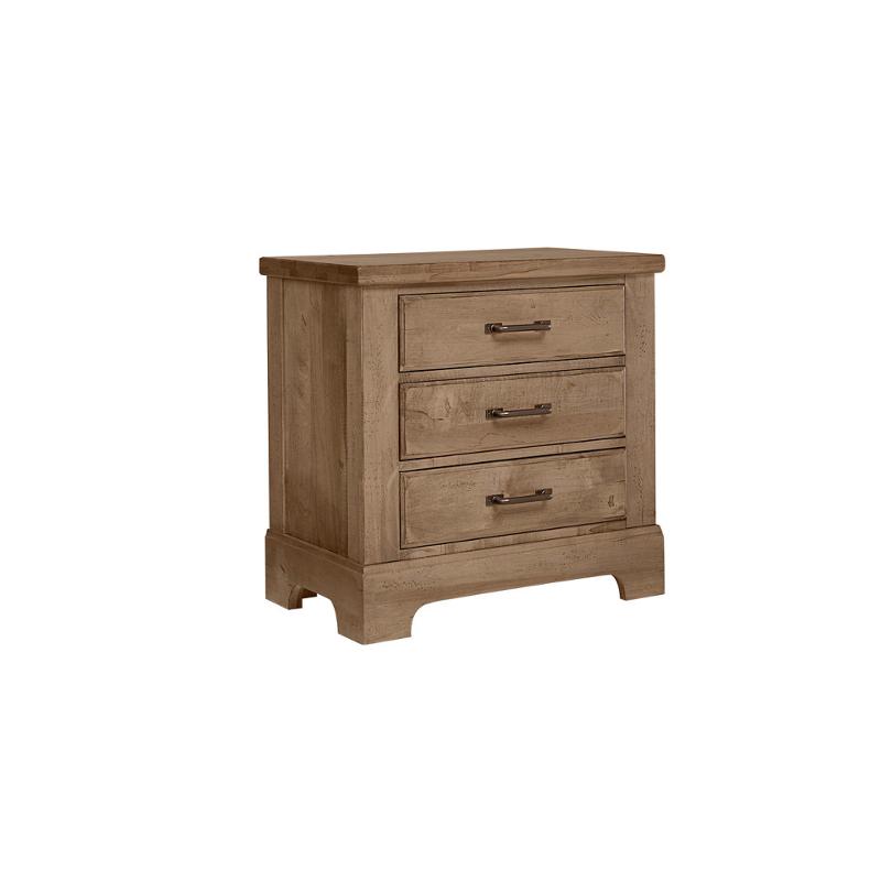 175-227 Vaughan Bassett Furniture 3 Drawer Nightstand