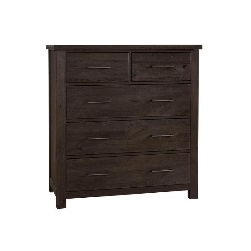 750-004 Vaughan Bassett Furniture Dovetail - Java Bedroom Furniture Dresser