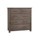 751-004 Vaughan Bassett Furniture Dovetail - Mystic Grey Bedroom Furniture Dresser