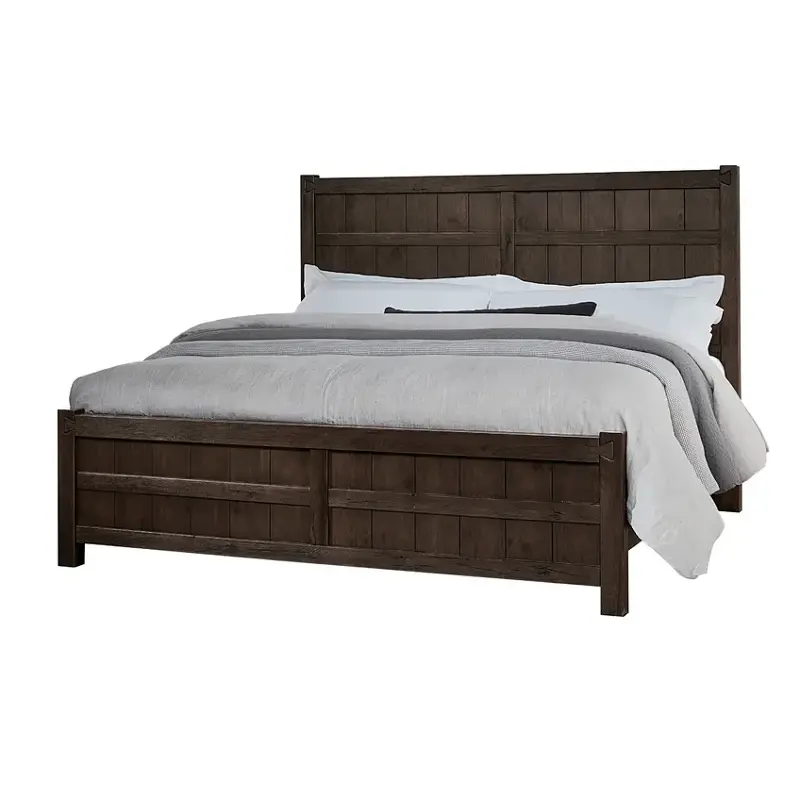 750-559 Vaughan Bassett Furniture Dovetail - Java Bedroom Furniture Bed