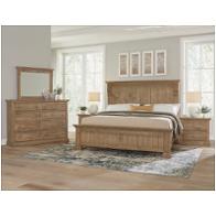 155-559 Vaughan Bassett Furniture Carlisle - Warm Natural Bedroom Furniture Bed