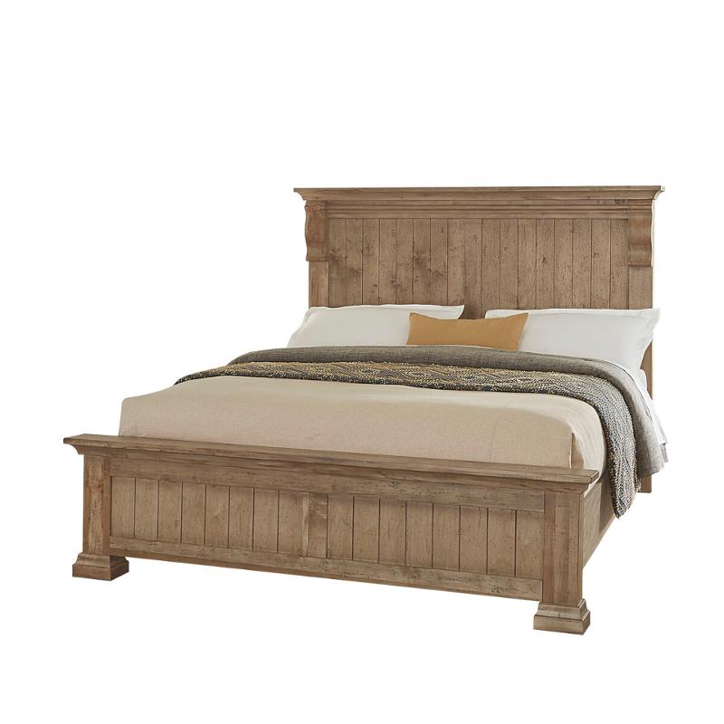 155-669 Vaughan Bassett Furniture Carlisle - Warm Natural Bedroom Furniture Bed