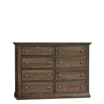 156-003 Vaughan Bassett Furniture Carlisle - Dark Sable Bedroom Furniture Dresser