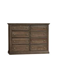 156-003 Vaughan Bassett Furniture Carlisle - Dark Sable Bedroom Furniture Dresser