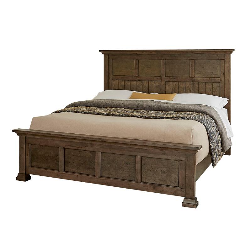 156-558 Vaughan Bassett Furniture Carlisle - Dark Sable Bedroom Furniture Bed