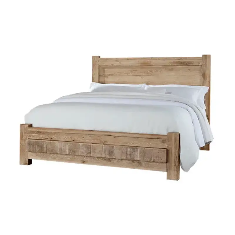 754-668 Vaughan Bassett Furniture Dovetail - Sun Bleached White Bedroom Furniture Bed