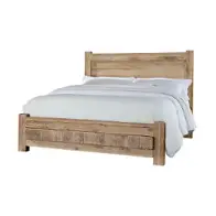 754-668 Vaughan Bassett Furniture Dovetail - Sun Bleached White Bedroom Furniture Bed