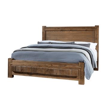752 Ck Poster Bed With 6x6 Fb - Ms2 Vaughan Bassett Furniture Dovetail - Natural Bedroom Furniture Bed