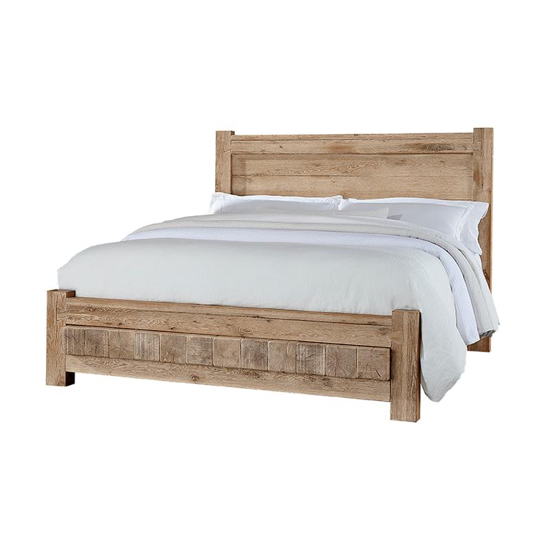 754-668-166-944 Vaughan Bassett Furniture Dovetail - Sun Bleached White Bedroom Furniture Bed