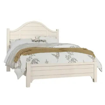 744-558a Vaughan Bassett Furniture Bungalow - Lattice Bedroom Furniture Bed
