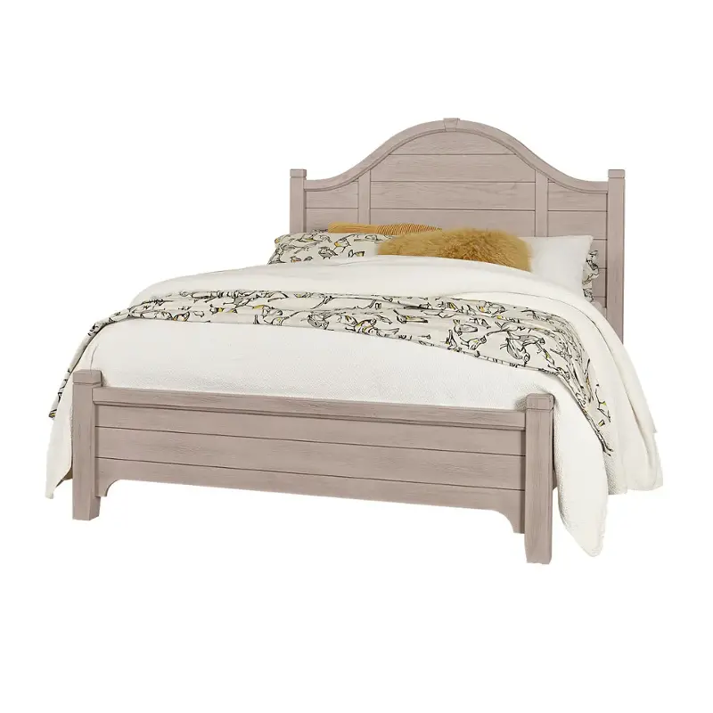 741-668a-866a-777-666t Vaughan Bassett Furniture Bungalow - Dover Grey Bedroom Furniture Bed