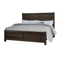 750-669-966-944 Vaughan Bassett Furniture Dovetail - Java Bedroom Furniture Bed