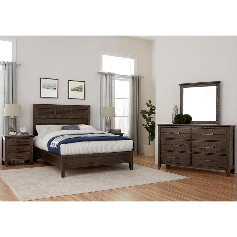 140-667-766-844 Vaughan Bassett Furniture Passageways - Charleston Brown Bedroom Furniture Bed