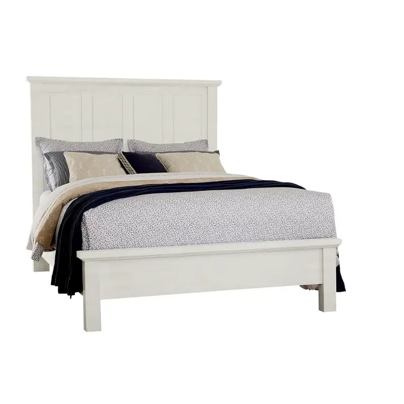 116-669 Vaughan Bassett Furniture Maple Road - Two Tone Bedroom Furniture Bed