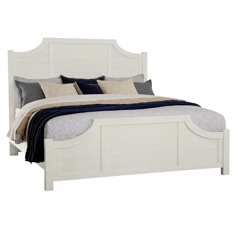 116-667 Vaughan Bassett Furniture Maple Road - Two Tone Bedroom Furniture Bed