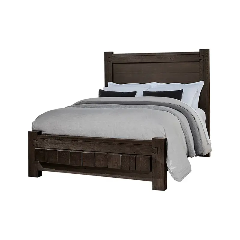 750 Queen Bed Vaughan Bassett Furniture Dovetail - Java Bedroom Furniture Bed