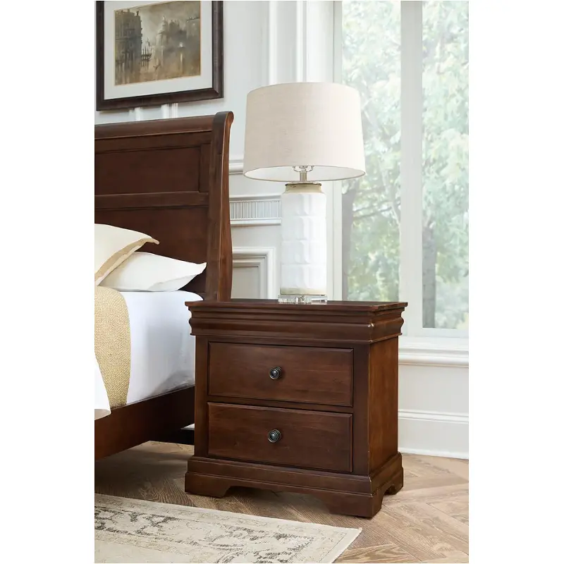 770-226 Vaughan Bassett Furniture Vista - Warm Cherry Bedroom Furniture Nightstand