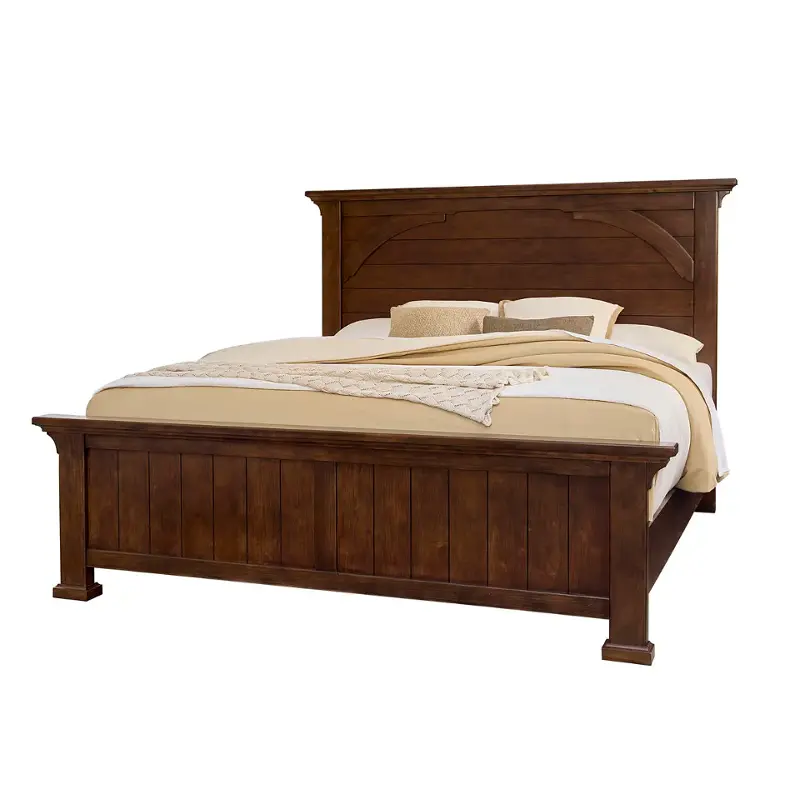 770-559-955-722 Vaughan Bassett Furniture Vista - Warm Cherry Bedroom Furniture Bed