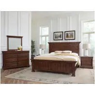 770-669-966-722 Vaughan Bassett Furniture Vista - Warm Cherry Bedroom Furniture Bed