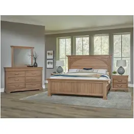 771-669 Vaughan Bassett Furniture Vista - Natural Oak Bedroom Furniture Bed