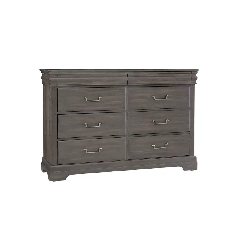 772-002 Vaughan Bassett Furniture Vista - Grey Oak Bedroom Furniture Dresser