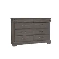 772-002 Vaughan Bassett Furniture Vista - Grey Oak Bedroom Furniture Dresser