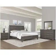 772-663 Vaughan Bassett Furniture Vista - Grey Oak Bedroom Furniture Bed