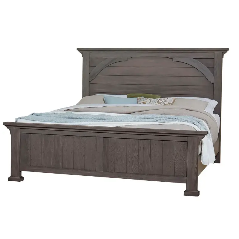 772-559 Vaughan Bassett Furniture Vista - Grey Oak Bedroom Furniture Bed