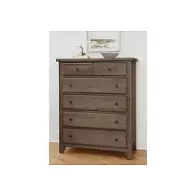 801-115 Vaughan Bassett Furniture Cool Farmhouse - Grey Bedroom Furniture Chest