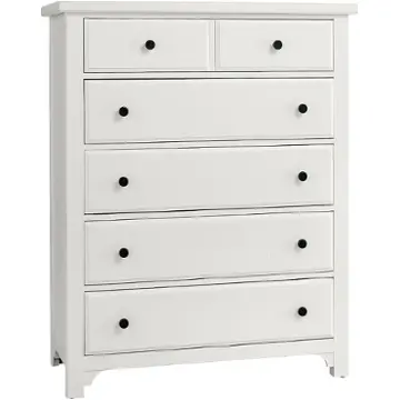 804-115 Vaughan Bassett Furniture Cool Farmhouse - Soft White Bedroom Furniture Chest