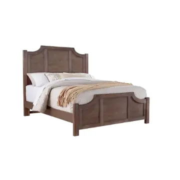 117-766 Vaughan Bassett Furniture Maple Road - Maple Syrup Bedroom Furniture Bed