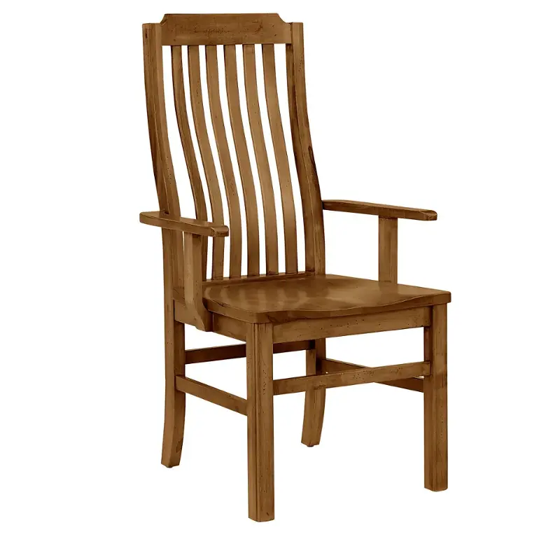 230 011 Vaughan Bassett Furniture Vertical Slat Arm Chair