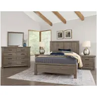 780-667 Vaughan Bassett Furniture Yellowstone - Dapple Grey Bedroom Furniture Bed