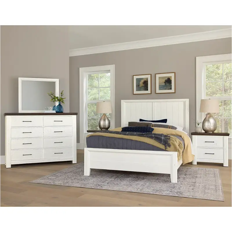 784-557 Vaughan Bassett Furniture Yellowstone - White Bedroom Furniture Bed