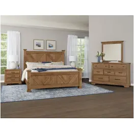 195-667-766-944 Vaughan Bassett Furniture Yosemite - Natural Bedroom Furniture Bed