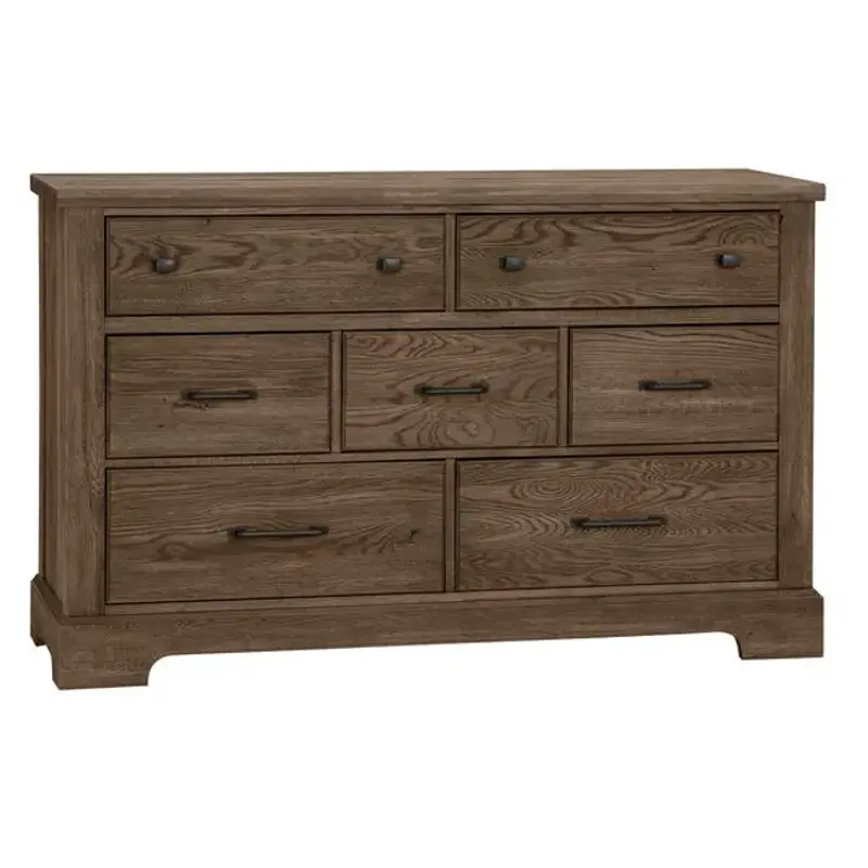 199-002 Vaughan Bassett Furniture Yosemite - Smoke Bedroom Furniture Dresser
