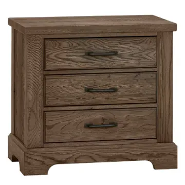 199-227 Vaughan Bassett Furniture Yosemite - Smoke Bedroom Furniture Nightstand