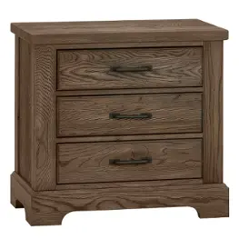 199-227 Vaughan Bassett Furniture Yosemite - Smoke Bedroom Furniture Nightstand