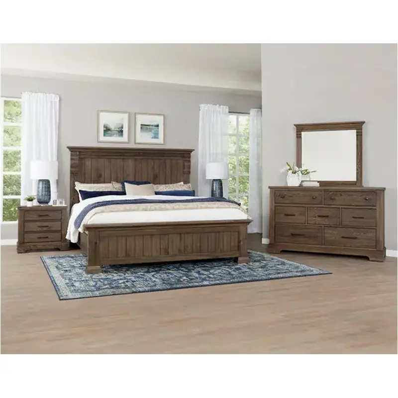 199-559 Vaughan Bassett Furniture Yosemite - Smoke Bedroom Furniture Bed