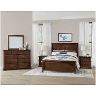 817-558 Vaughan Bassett Furniture Lancaster County -amish Walnut Bedroom Furniture Bed