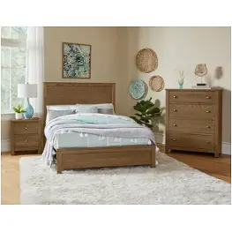 12-552 Vaughan Bassett Furniture Fundamentals-natural Bedroom Furniture Bed