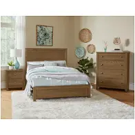 12-552 Vaughan Bassett Furniture Fundamentals-natural Bedroom Furniture Bed