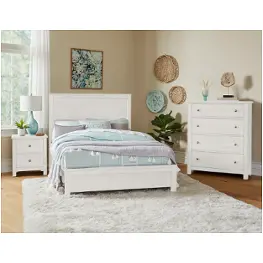 16-552 Vaughan Bassett Furniture Fundamentals - White Bedroom Furniture Bed