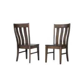 753-010 Vaughan Bassett Furniture Dovetail - Aged Grey Dining Room Furniture Dining Chair