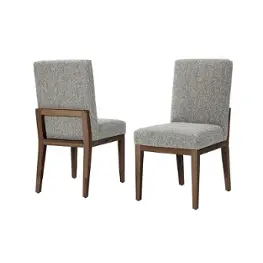 753-030d Vaughan Bassett Furniture Dovetail - Aged Grey Dining Room Furniture Dining Chair