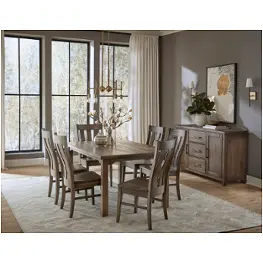 753-300 Vaughan Bassett Furniture Dovetail - Aged Grey Dining Room Furniture Dining Table